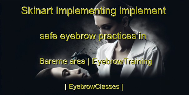 Skinart Implementing implement safe eyebrow practices in Bareme area | EyebrowTraining | EyebrowClasses | SkinartTraining-Martinique